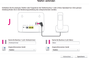 Speedport Entry 2 für Gerätetyp konfigurieren