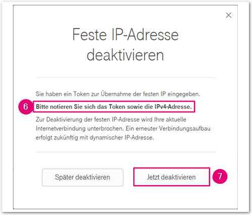 004-Feste IP Adresse deaktivieren-Token und IP notieren.png