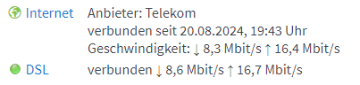 Momentane Verbindung