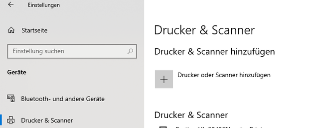 Drucker hinzufügen