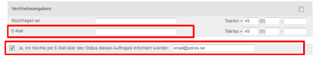 Hinterlegt in beiden Zeilen eure E-Mail-Adresse